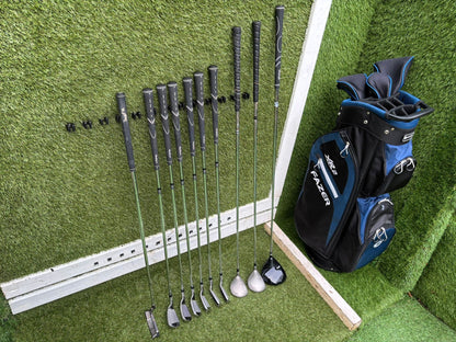 MacGregor CG-3000 Golf Set + XR2 Cart Bag – 10 Clubs - Bag Free P&P