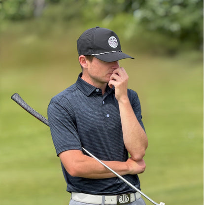 Aether Tech Obsidian Men's Golf Polo Shirt