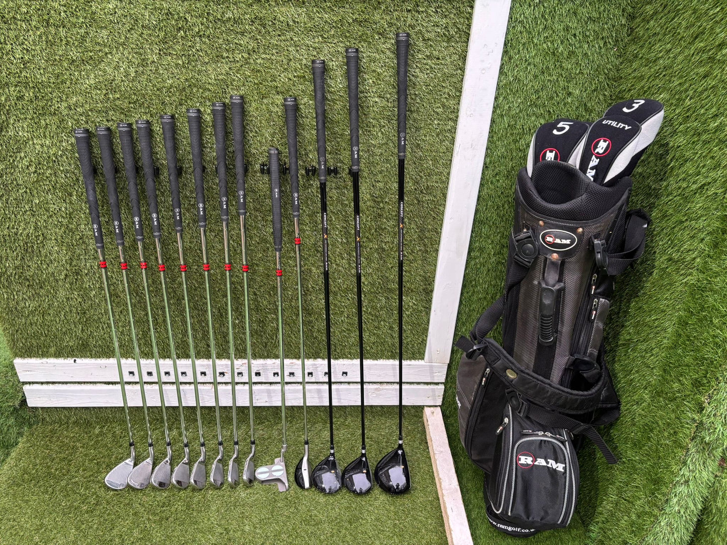 RAM Concept X Complete 14-Club Golf Set + Stand Bag - Free Delivery