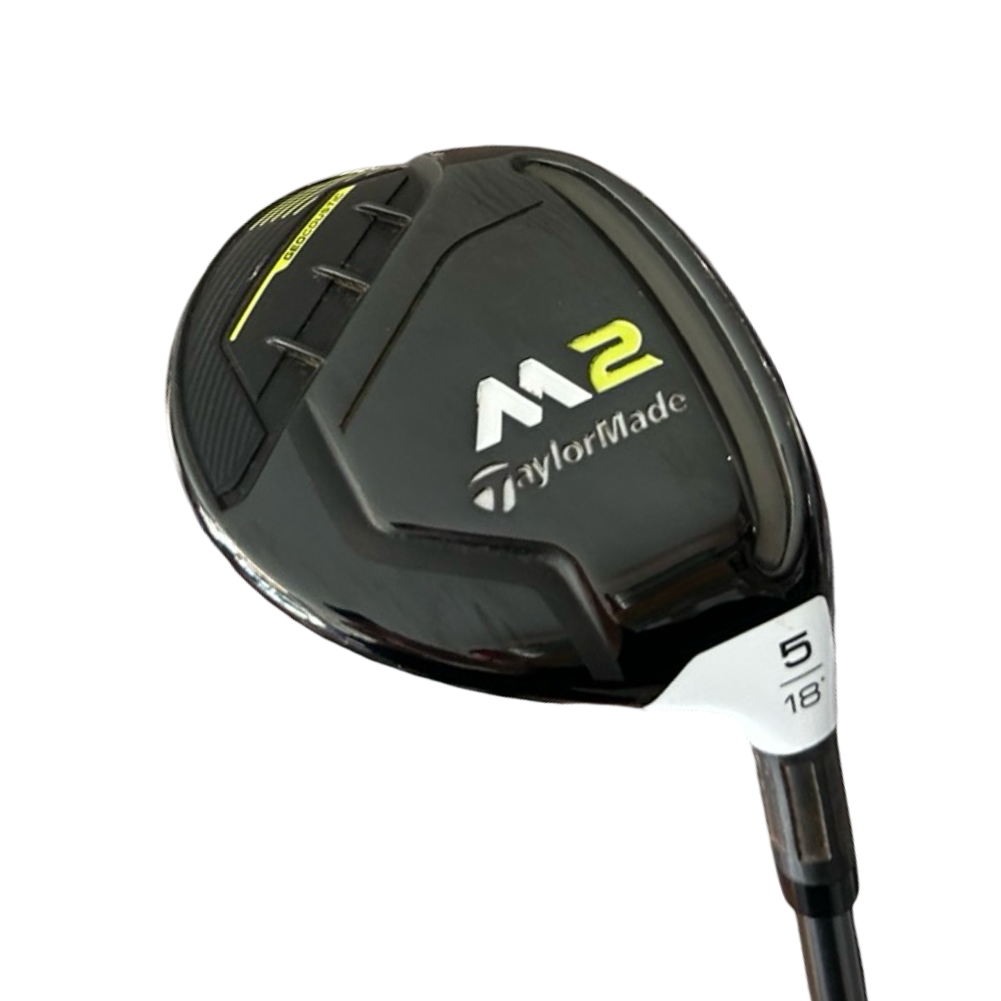 TaylorMade M2 5 Wood 18 Degree Graphite Regular Flex Shaft Golf Pride Head Cover Included Mid Size Grip - RH