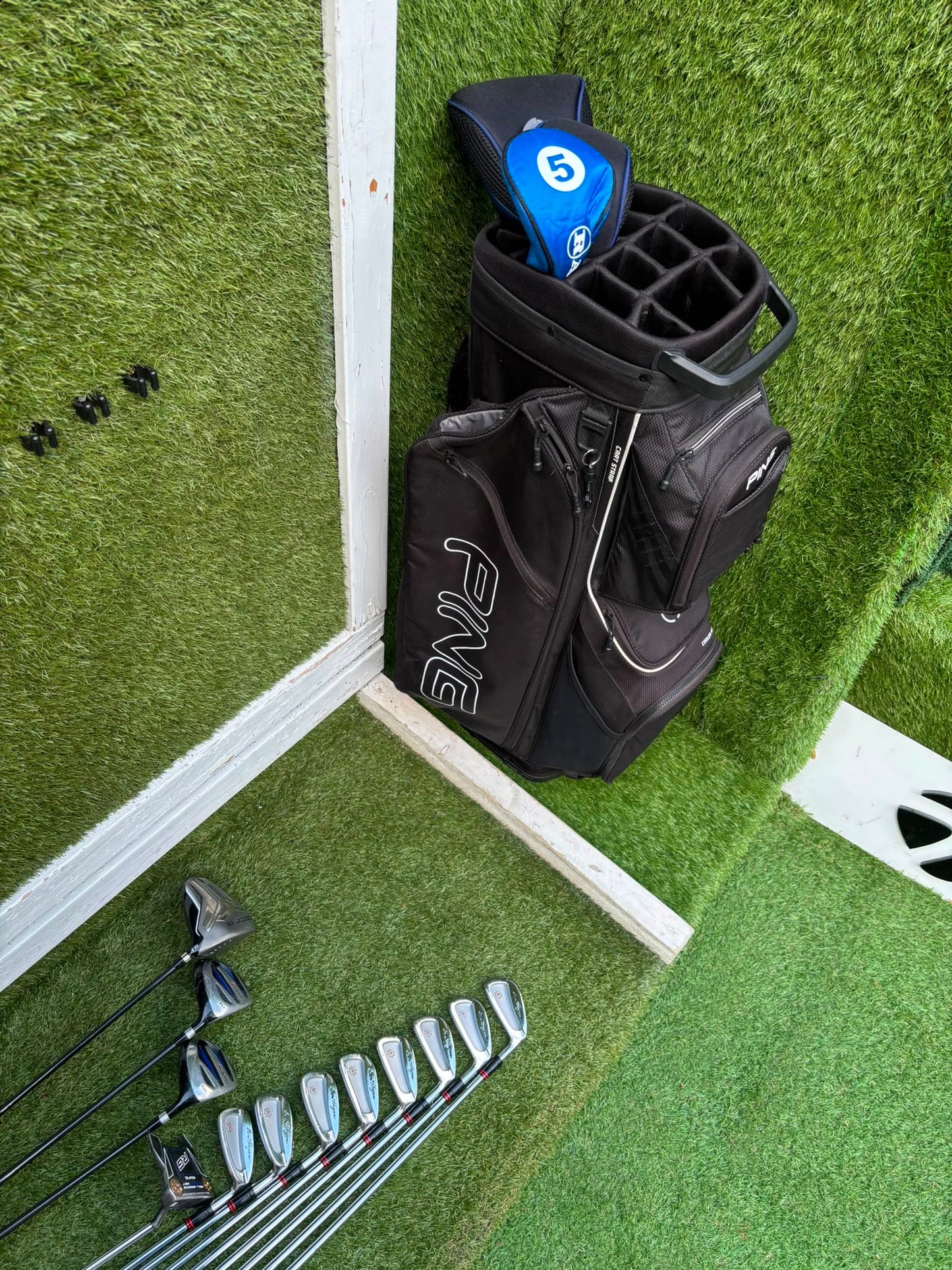 Ben Hogan Apex Edge Pro Forged Golf Set | Cobra FLY-XL Driver | Rife RG7 Putter | PING Traverse Cart Bag