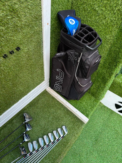 Ben Hogan Apex Edge Pro Forged Golf Set | Cobra FLY-XL Driver | Rife RG7 Putter | PING Traverse Cart Bag