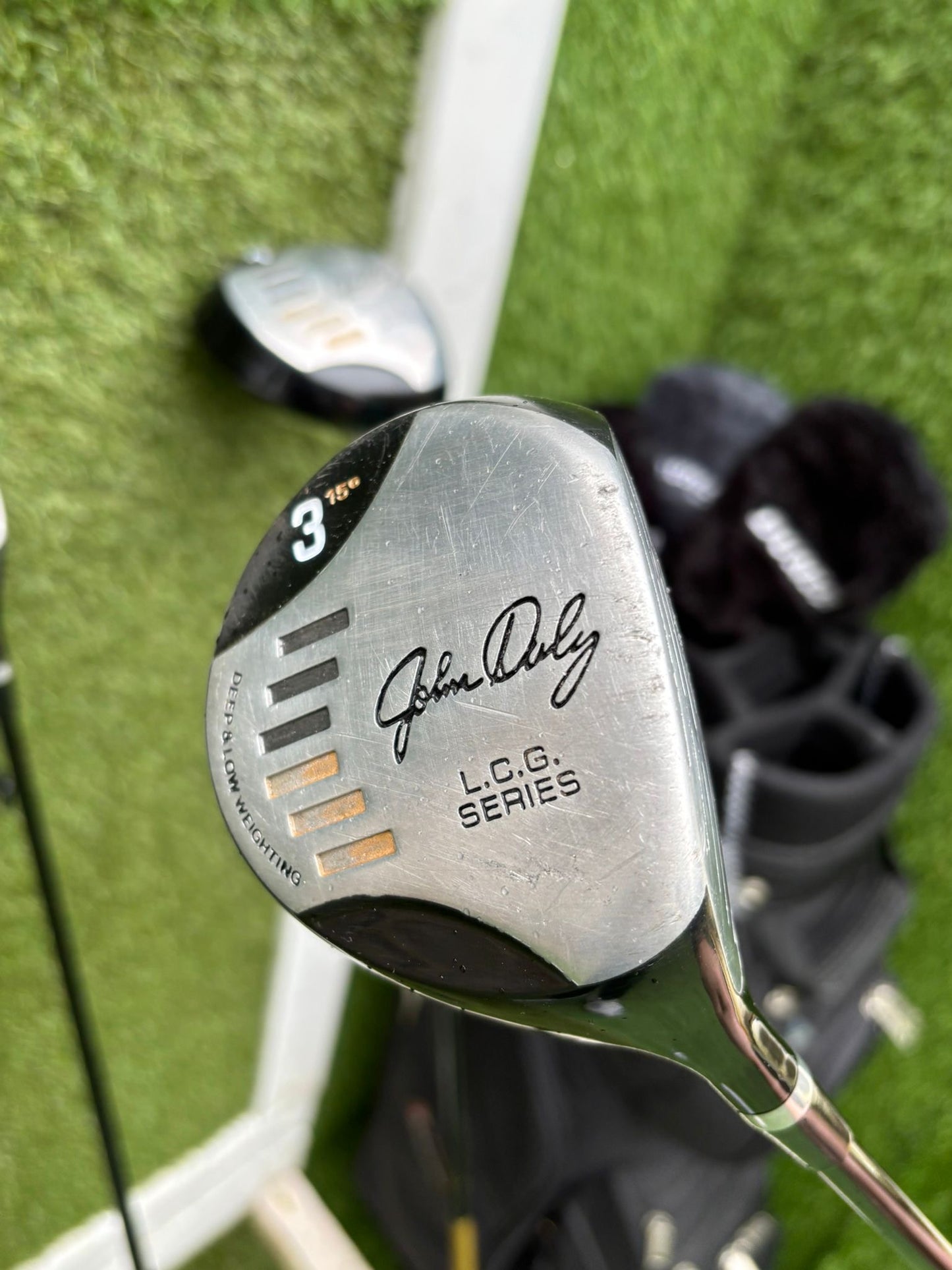 Dunlop John Daly Oversize Full Golf Set (4–SW) + LCG Woods + Bag Free P&P