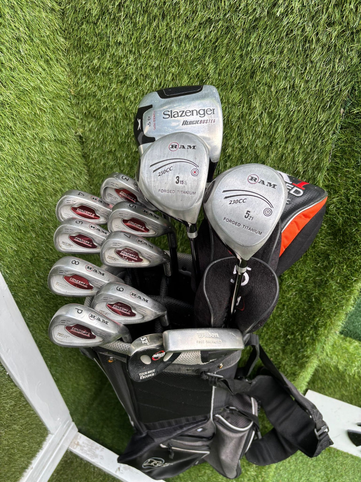 RAM Concept II Complete Golf Set – 13 Clubs & RAM Stand Bag