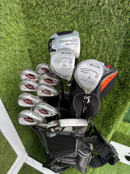 RAM Concept II Complete Golf Set – 13 Clubs & RAM Stand Bag