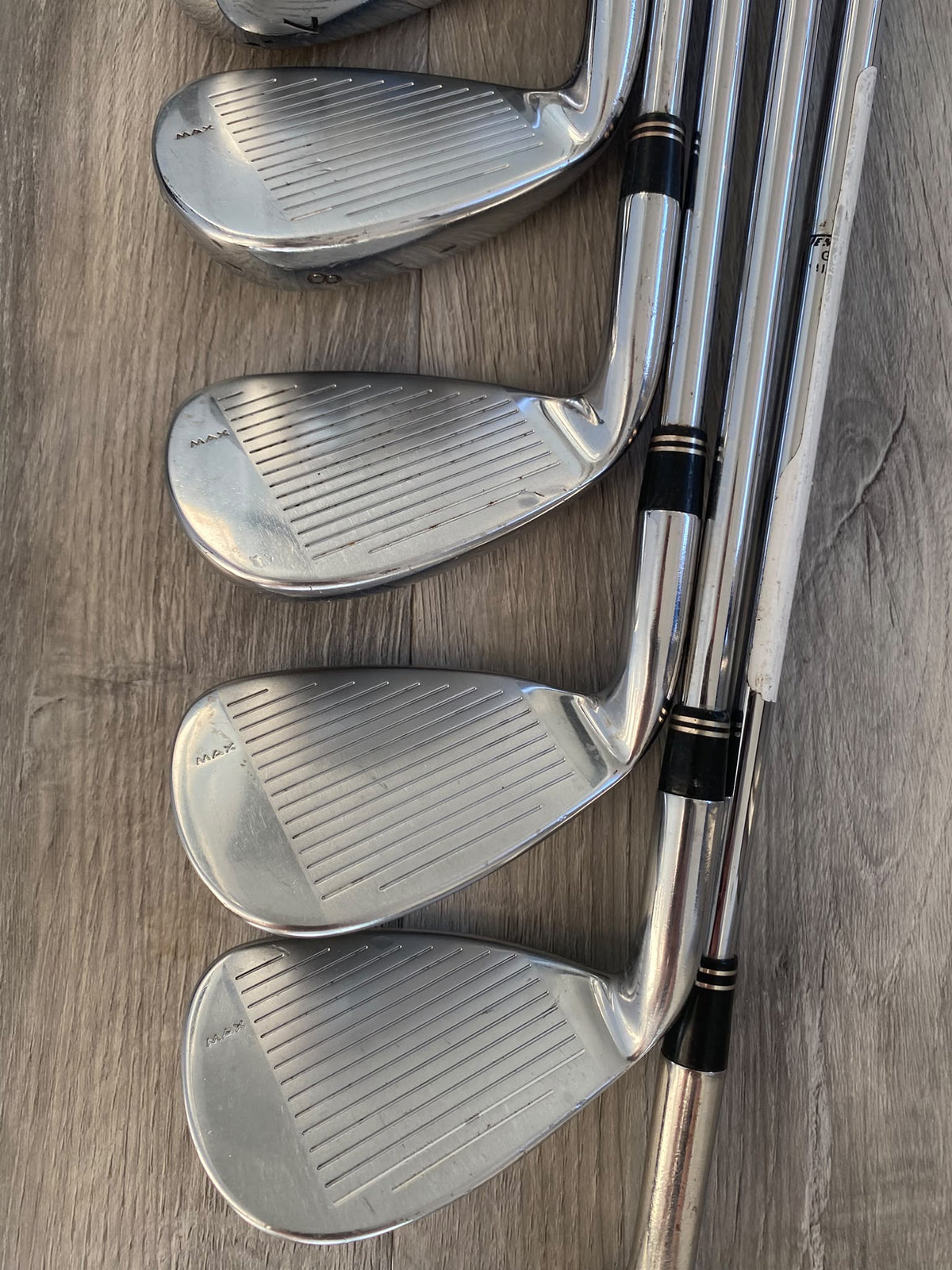 TaylorMade RAC R7 CGB Max Irons 4-PW AW SW (9 Clubs)