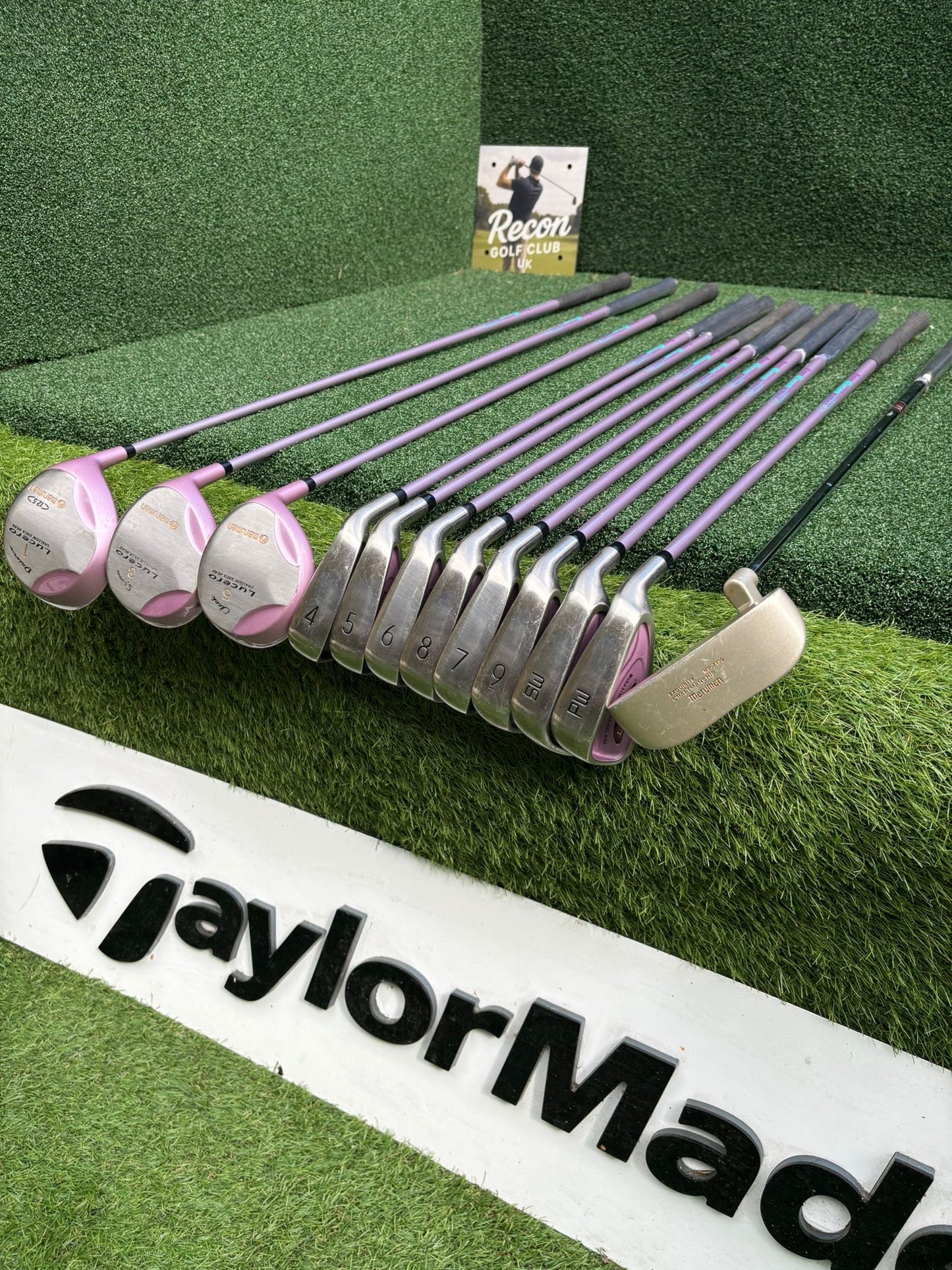 Maruman Lucero Ladies Golf Set (4–SW Irons) + Driver, 3 & 5 Woods + Matching Bag