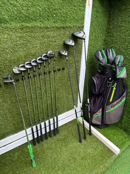 TaylorMade RBZ SpeedLite Complete Golf Set, Matching Woods, Irons & Cart Bag