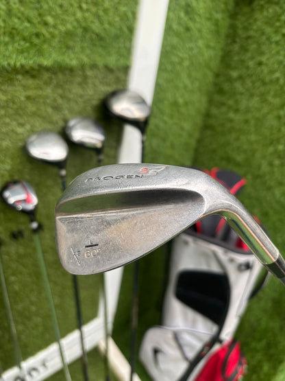 TaylorMade AeroBurner Irons + Cobra Woods + Nike Stand Bag