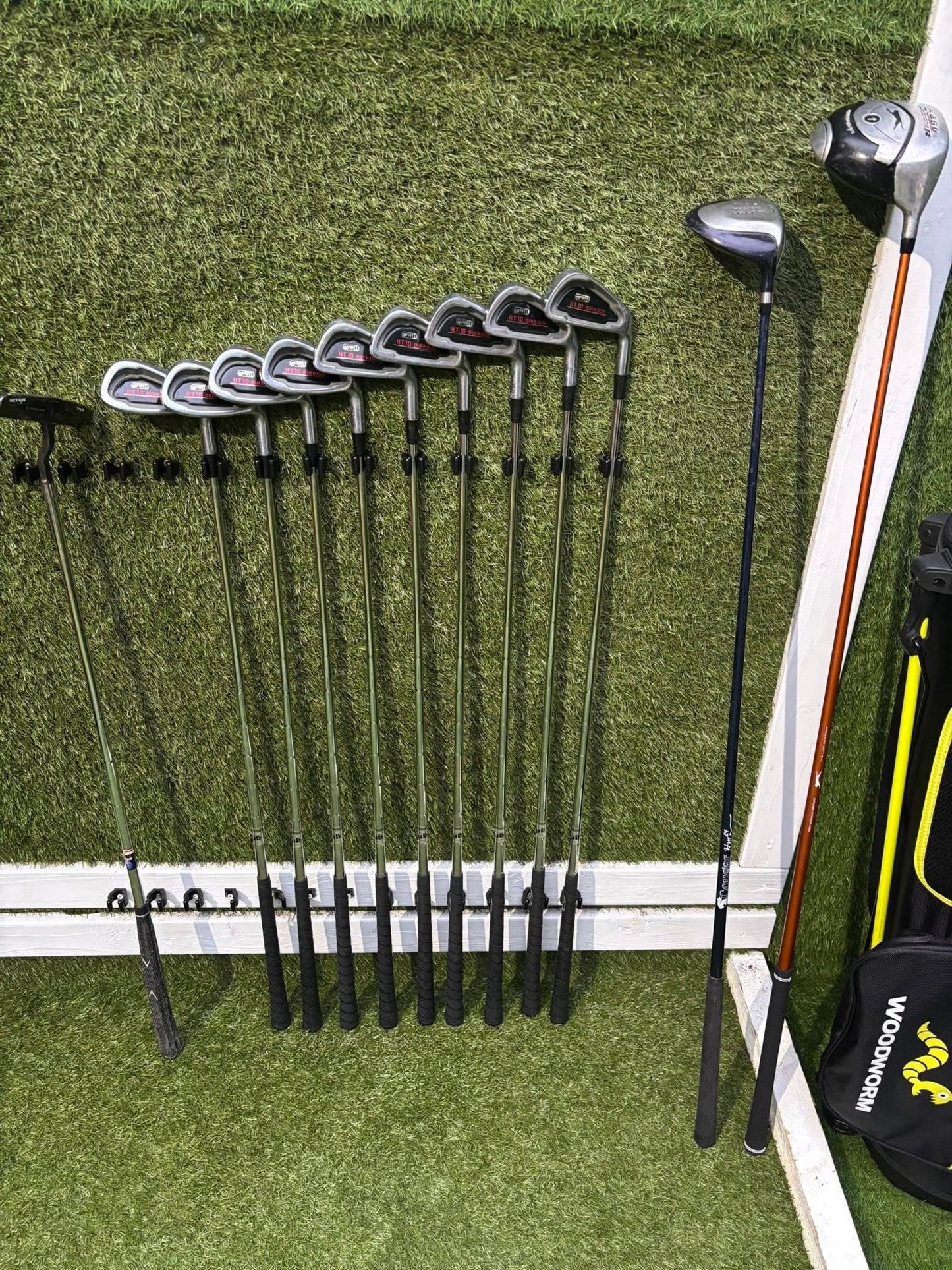 Grip It HT10 Oversize Set + Slazenger 460 Scorcher Driver + Woodworm Stand Bag (Like New)
£154.00 & Free Delivery