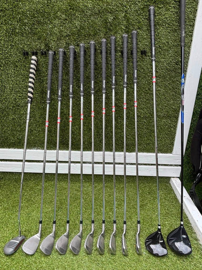 Slazenger V300 3–SW Complete Golf Set – Mitsubishi Driver, V300 3 Wood, RAM Zebra Putter & Slazenger Bag