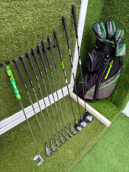 TaylorMade RBZ SpeedLite Complete Golf Set, Matching Woods, Irons & Cart Bag