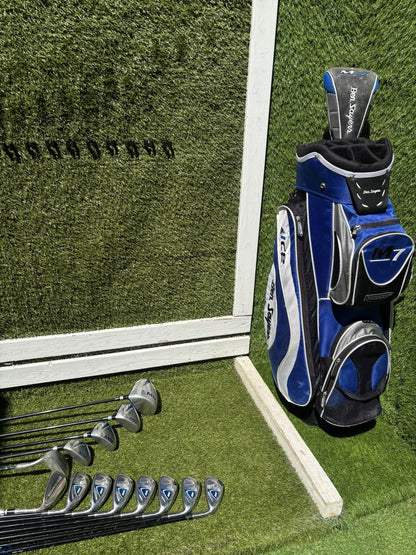 Ben Sayers M7 Golf Set with Matching Woods, Hybrid & Ben Sayers Bag