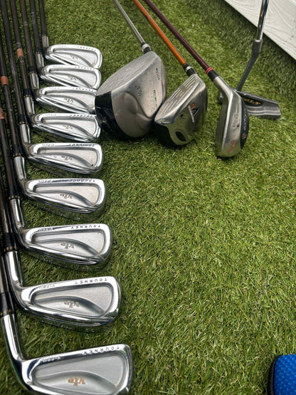 MacGregor VIP Tourney Full Set + Ryder & Adams Woods – £214.00 
Delivered