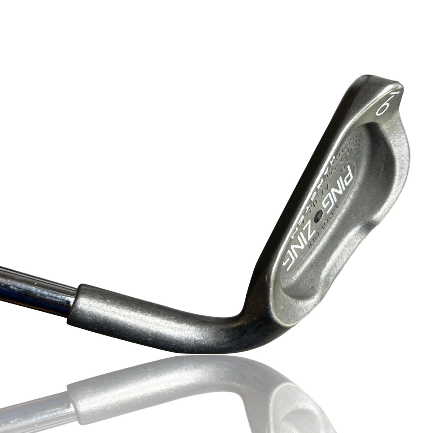 Ping Zing Karsten 9 Iron Steel Medium Flex Shaft Black Dot
