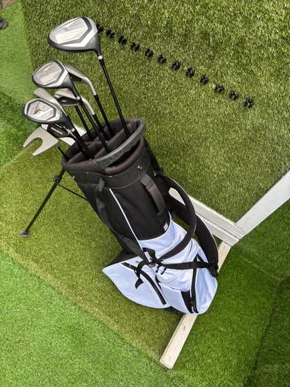 Inesis 100 Golf Set with Matching Woods, Cleveland 56° Wedge & Inesis Light Stand Bag