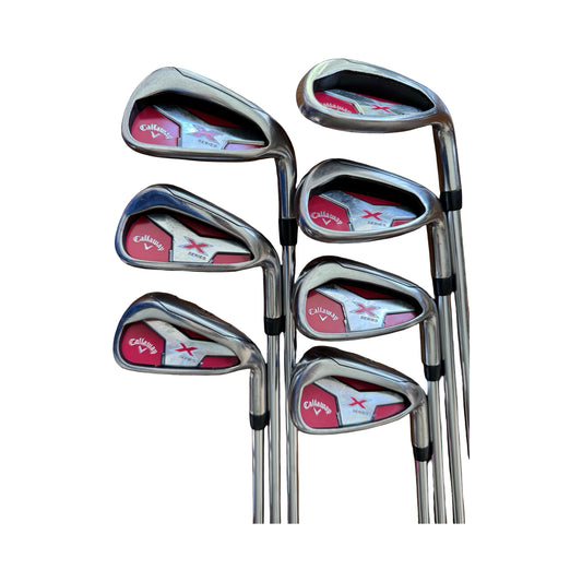 Callaway Golf Clubs X Series 5-PW & Sand Wedge Uni Flex Steel Shafts Free Delivery