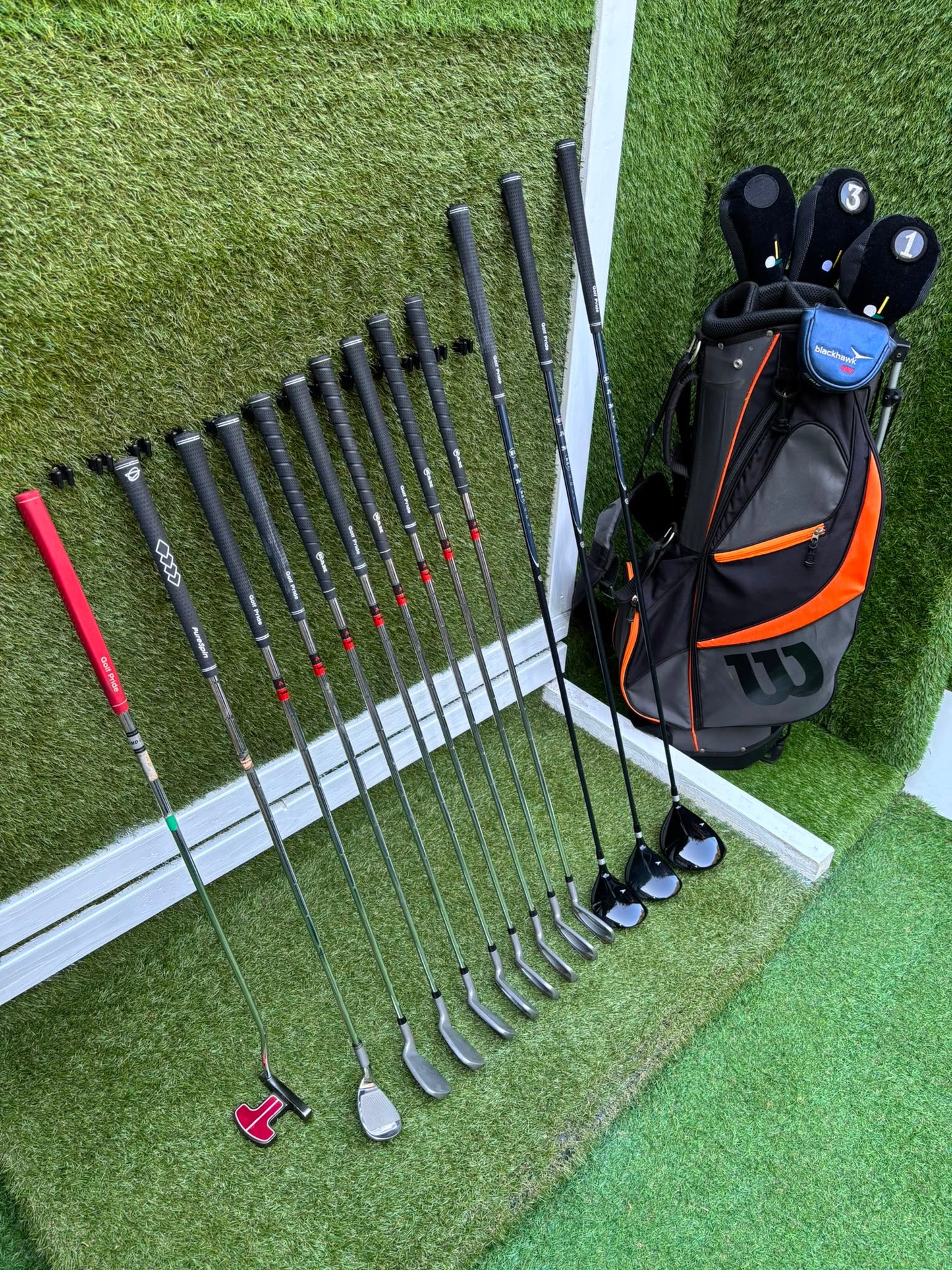 RAM FX3 Complete Golf Package  MD Players Putter & Wilson Stand Bag