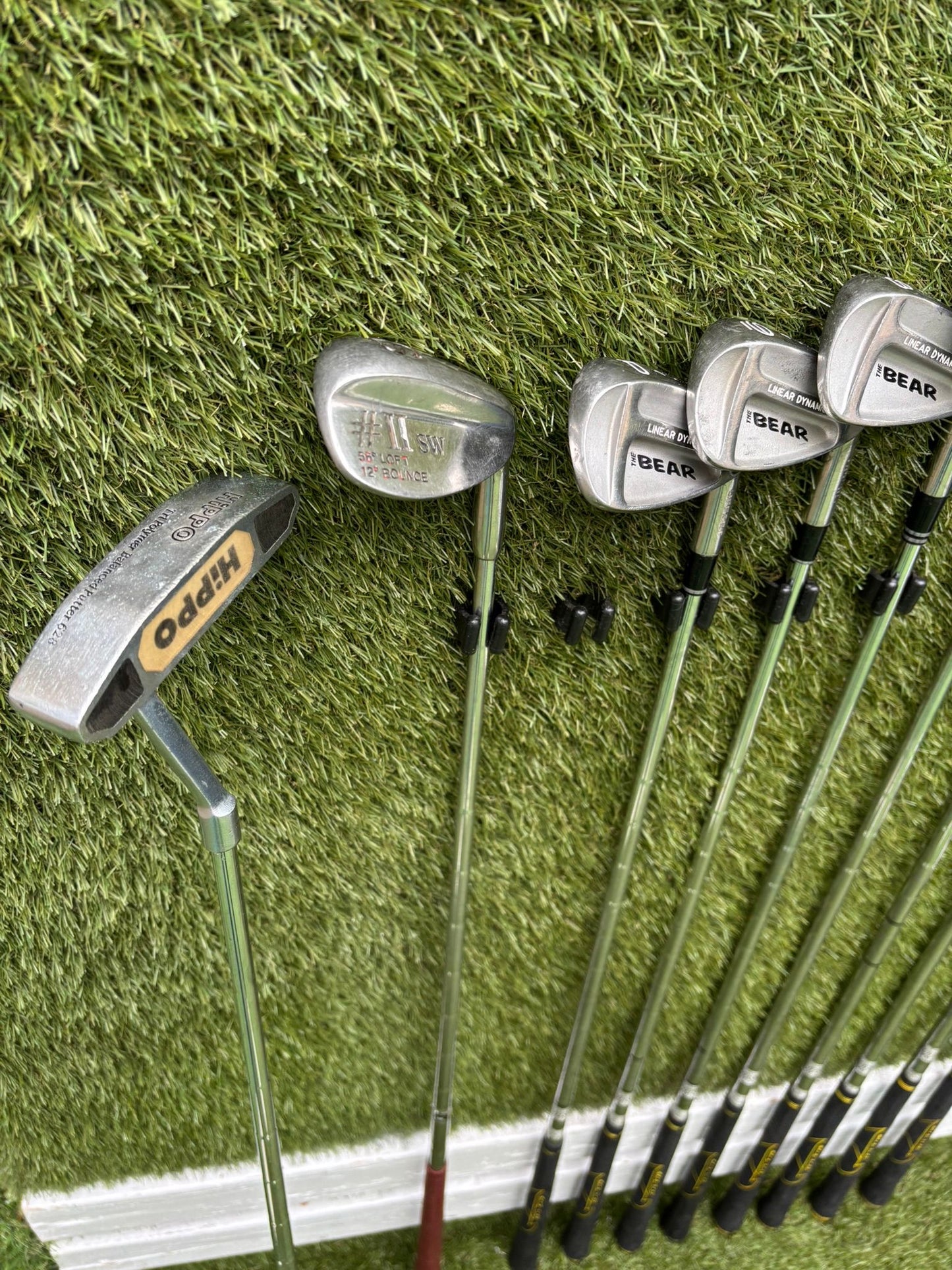 Nicklaus Linear Dynamics Golf Set with Snake Eyes Maraging Steel Driver, Matching Woods & Stand Bag