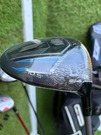 Cobra King S9 Irons, New Wilson Driver, TaylorMade Wood, New V Series Putter & Callaway Dry Waterproof Cart Bag Free P&P