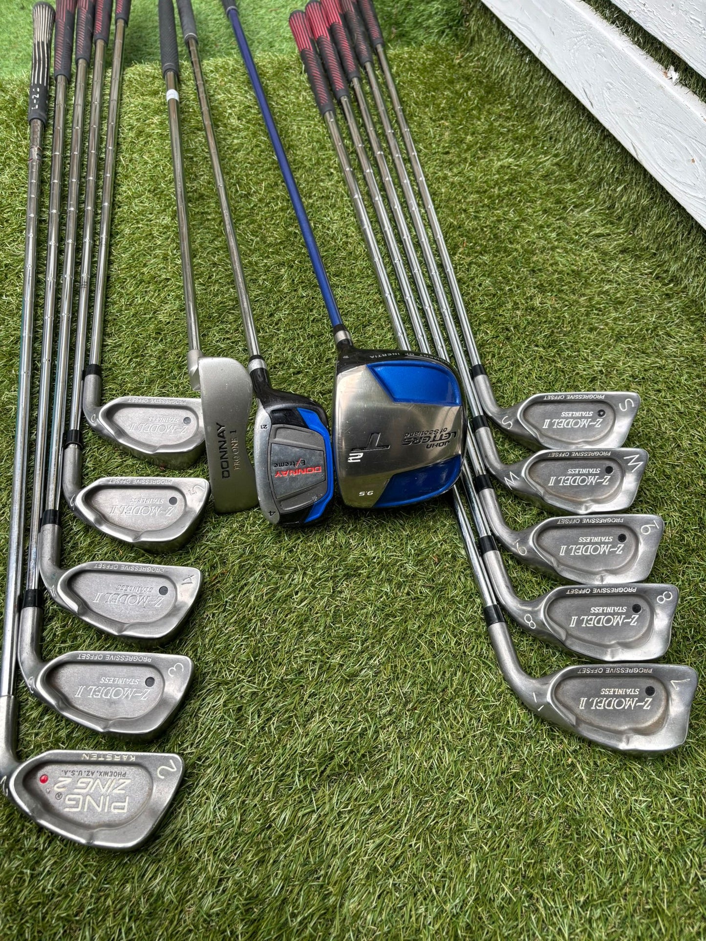 Z-Model II 3-SW Irons, Ping Zing 2 Red Dot 2 Iron, Driver, Hybrid & MacGregor Bag