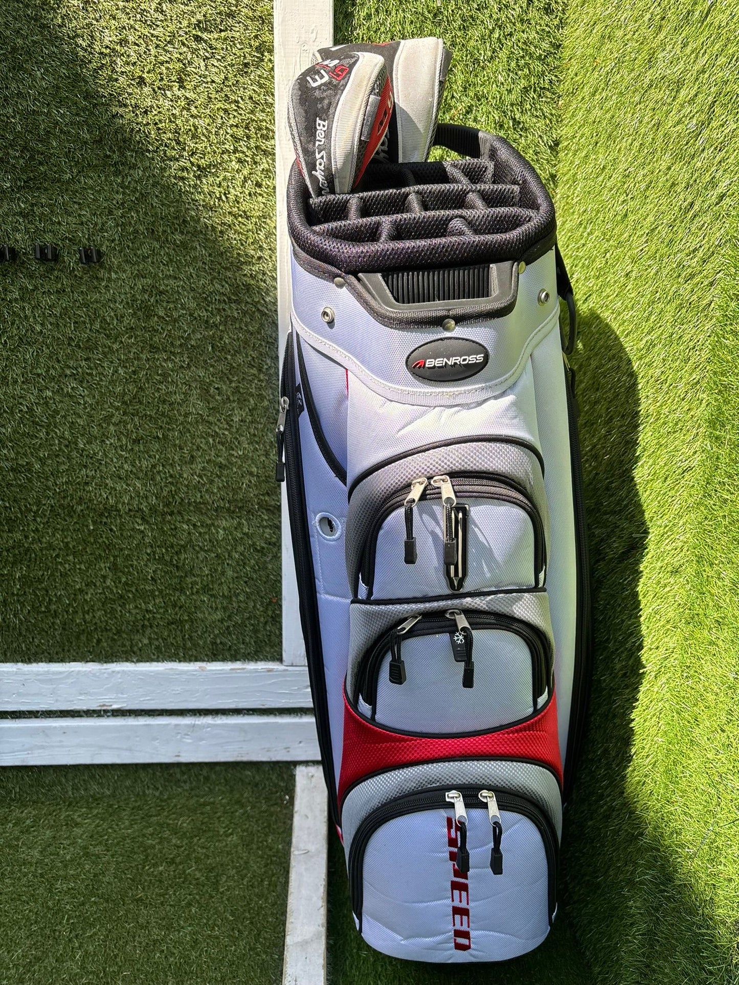Howson DJ 200 Oversize Irons 3-SW + Ben Sayers M9 Woods & New Benross Bag
