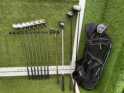 Hippo Hybrid 5–SW Iron Set + Wilson Deep Red II & Stand Bag – 11 Clubs