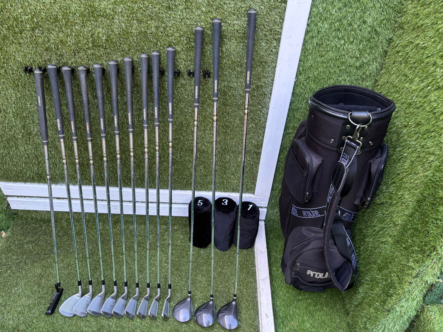 MDD Plus Full Golf Set 3–SW + Oversize Woods + New Proline Cart Bag