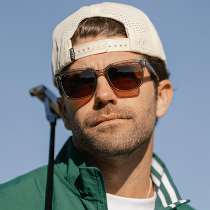 WOODS Men's Golf Special Edition Sunglasses in Crystal Agave by WMP Eyewear