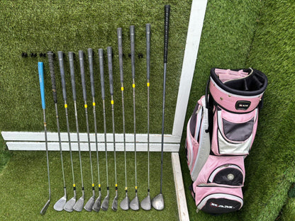Wilson Berg HT Ladies Golf Set with Callaway Big Bertha War Bird Driver & Cart Bag