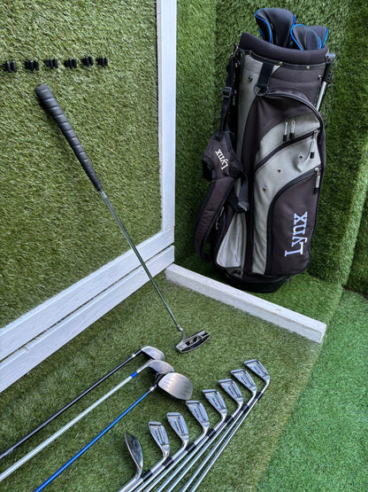 Jack Nicklaus Bear Iron Set + John Letters Driver + Woods + Bag – Full Starter Setup