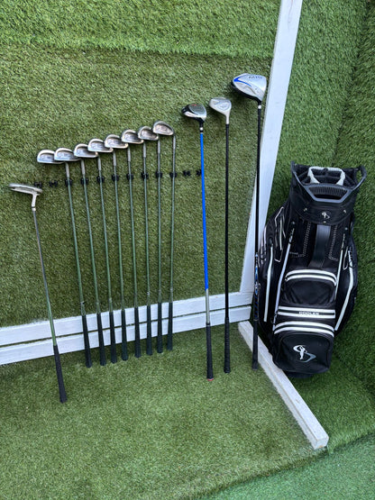 Howson HPC20 Irons (4–SW) + Ben Sayers M15 Driver & Stromberg Waterproof Bag