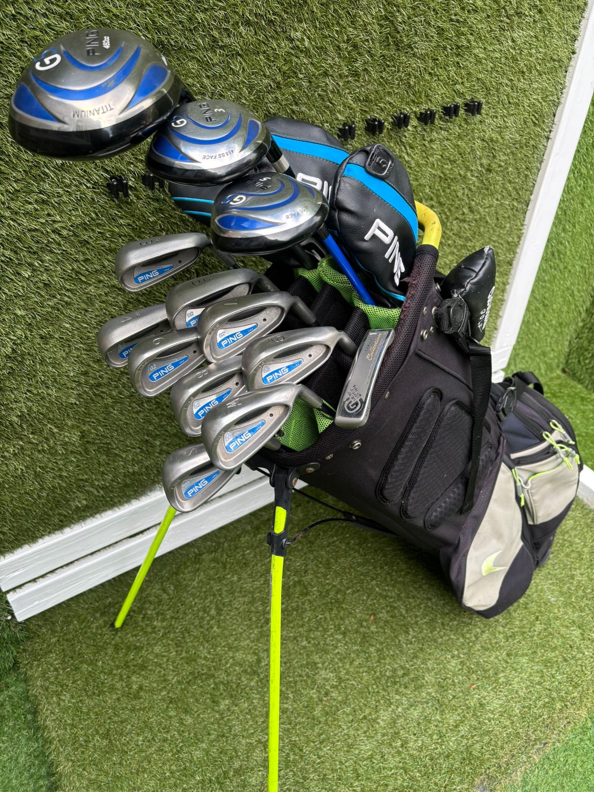 PING G2 / G5 Complete Golf Set – Cleveland Milled Putter & Nike Vapor Stand Bag