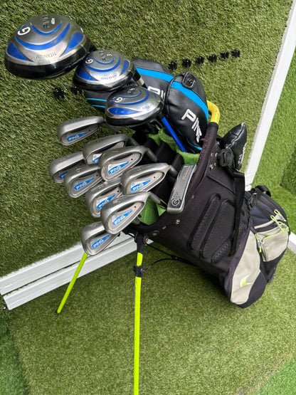 PING G2 / G5 Complete Golf Set – Cleveland Milled Putter & Nike Vapor Stand Bag