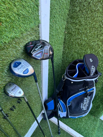 Ben Sayers M7 Golf Set with MacGregor MacTec X Driver, RAM Hybrid & John Letters Stand Bag