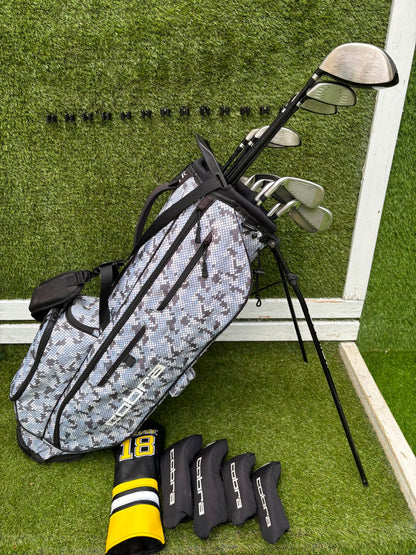 Cobra FLY-XL Complete Golf Set, Matching Woods, Hybrids, Irons & Cobra Ultralight Pro Stand Bag