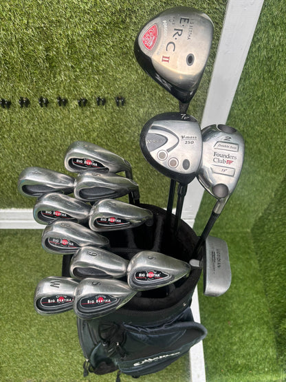 Callaway Big Bertha Complete Golf Set – 10 Graphite Irons, ERC II Driver & Callaway Bag