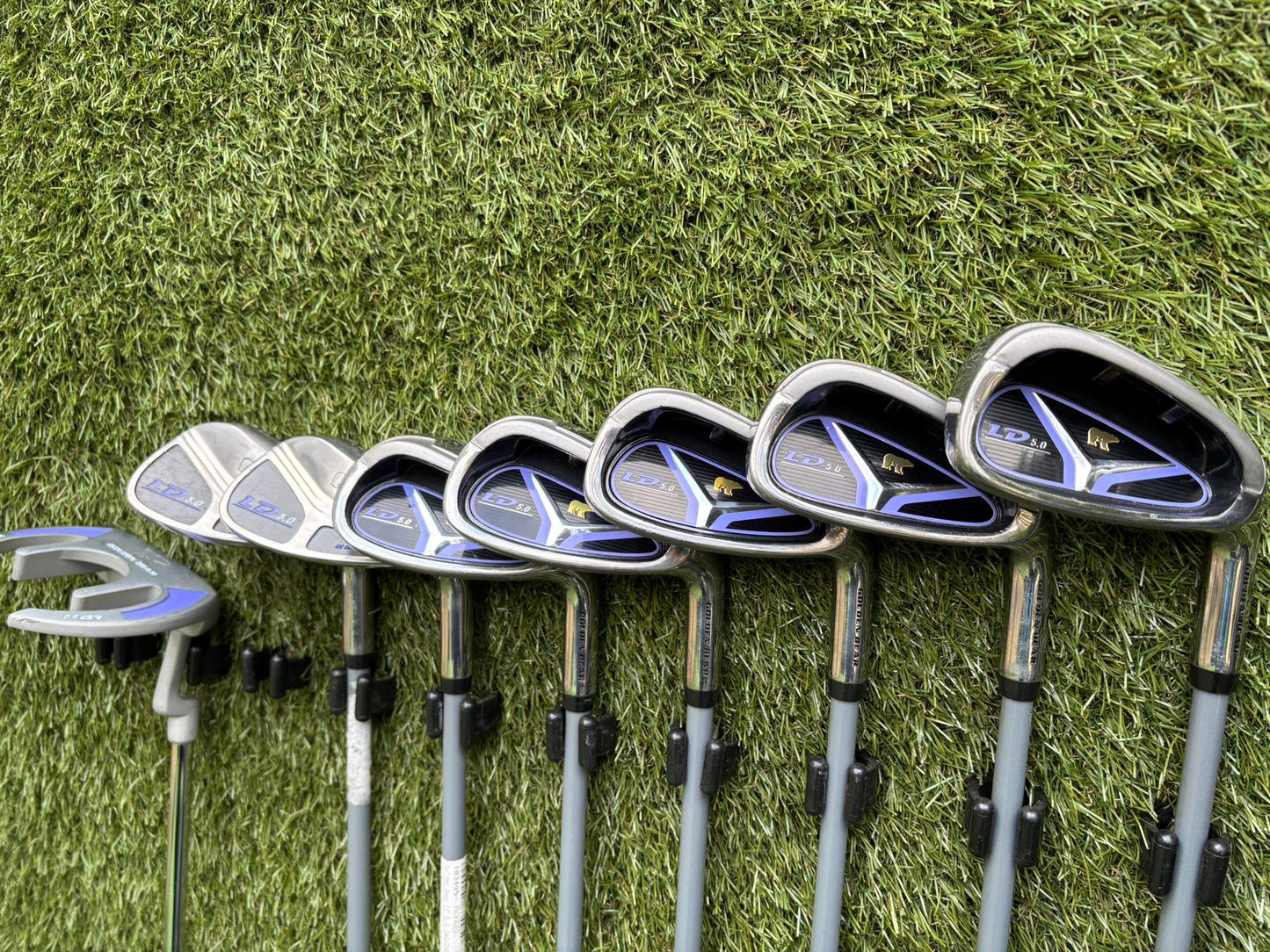 Ladies Golden Bear LD 5.0 Full Golf Set (6–PW + 3 Wedges + Driver + Woods + Hybrid + Bag)