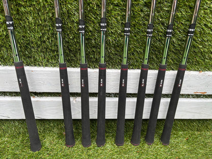 RAM Laser Hybrid Iron Set with GX7 Driver Wood, Steelhead Plus Woods & Powakaddy Bag