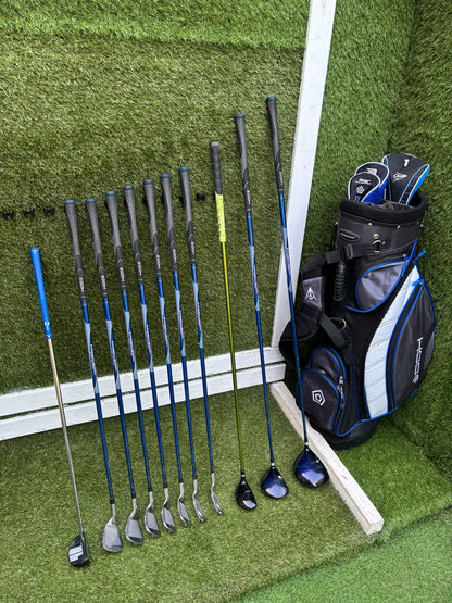 Dunlop DDH SB-21 Golf Set with Benross Hybrid & Stand Bag - Free DPD Delivery