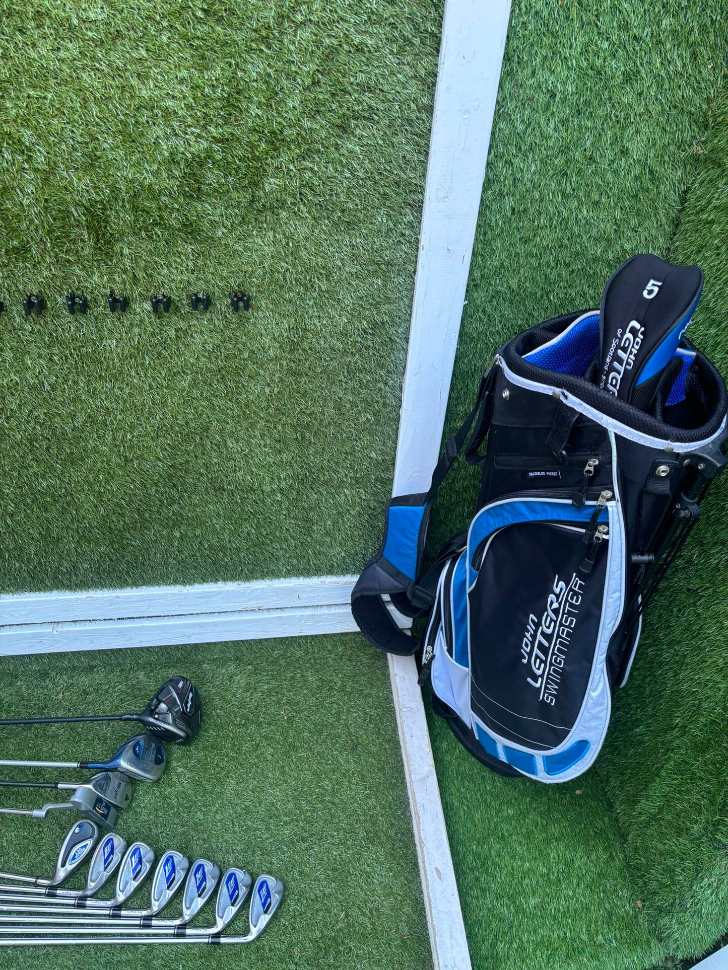 Ben Sayers M7 Golf Set with MacGregor MacTec X Driver, RAM Hybrid & John Letters Stand Bag