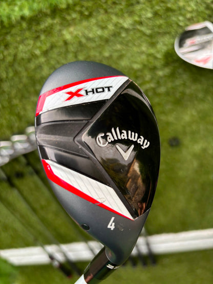 New Wilson Staff D7 Irons, Titleist Driver, Callaway Wood & Hybrid, New Wilson Infinite Putter Titleist Waterproof Cart Bag