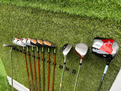 Hippo XXL Golf Set with Callaway FT-i Draw Driver, TaylorMade Rescue & Hex Stand Bag