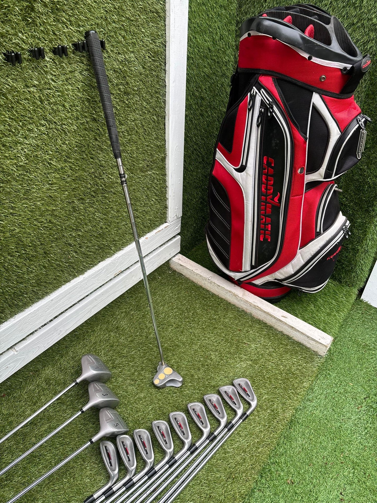 Maxfli VHL Irons 3-SW + Howson Woods + Cart Bag Golf Set