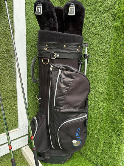 Dunlop MAX Golf Set with Matching Woods, 64° Wedge & Jaxx Stand Bag