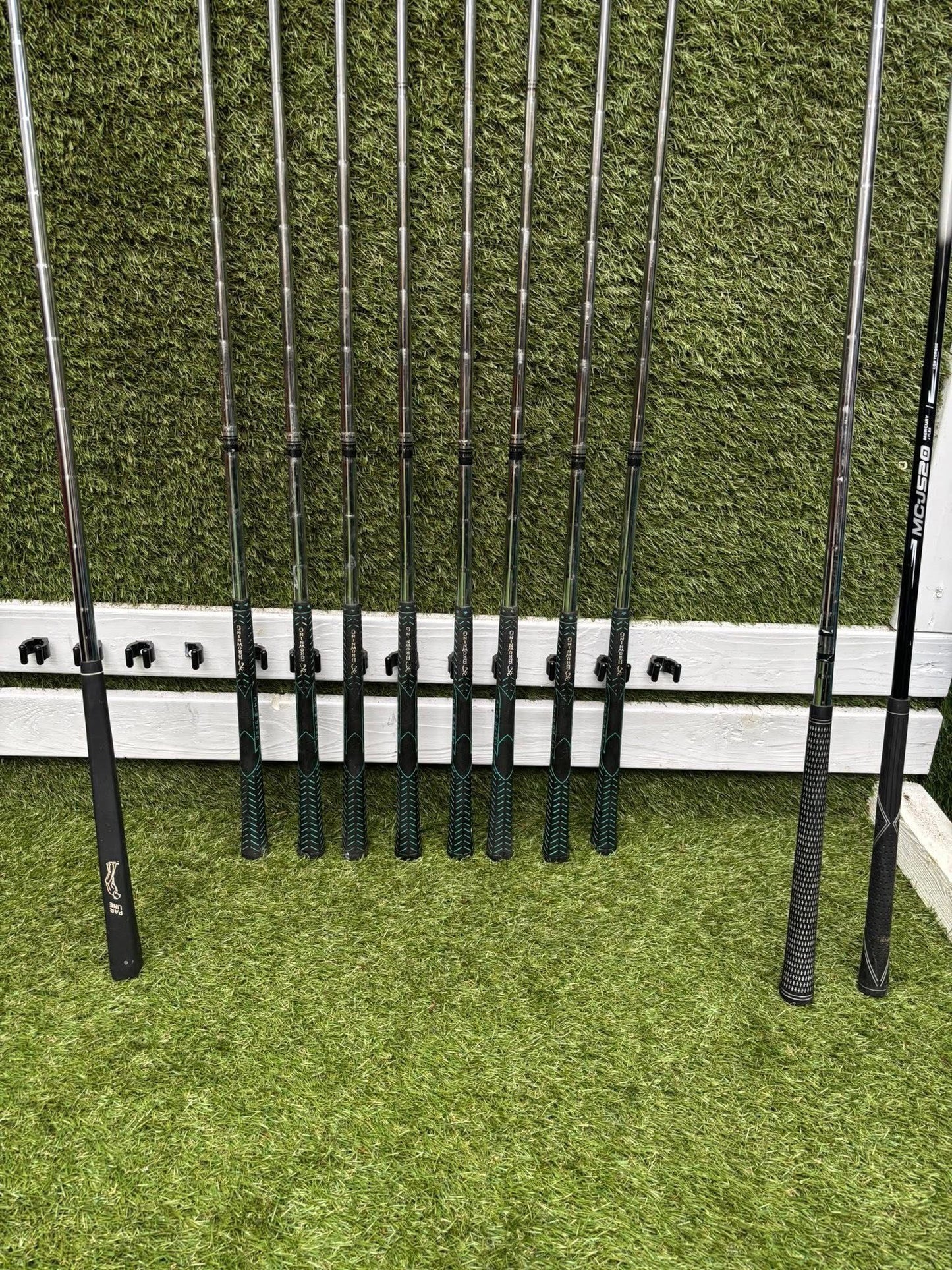 Premier Irons (3–9, SW) + Woods + Putter + Masters Bag – 11 Club Set £104.00