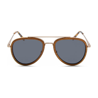 Colonel - Metal & Wood Sunglasses