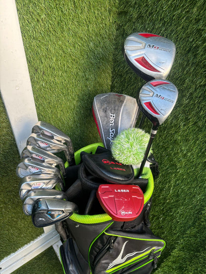 Ben Sayers M9 Full Graphite Golf Set + Forgan Bag + Matching Trolley
