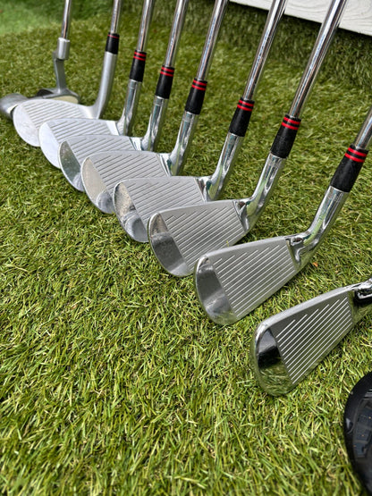 Ben Hogan Apex FTX Forged Irons (4–PW) + Titleist 3 Wood + Drivers + BRAND NEW Bag - Free P&P