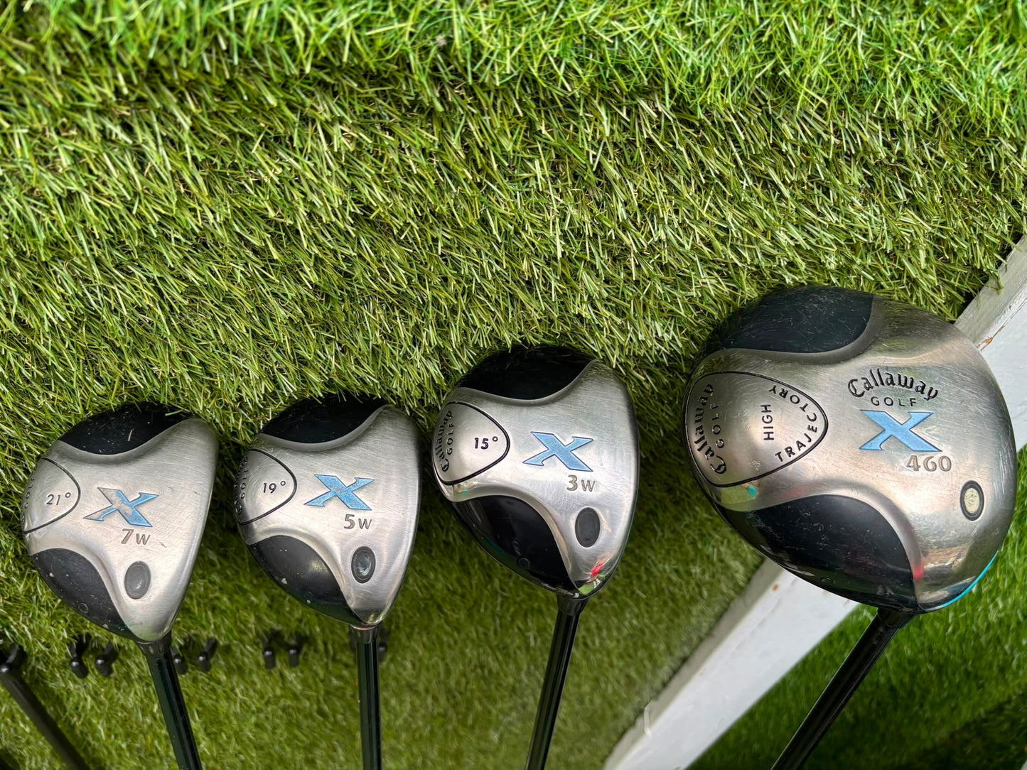 Ladies Golf Set – Callaway Big Bertha Irons, Callaway X Woods (Driver, 3, 5 & 7), HEXSERT HM-1 Putter & Cart Bag